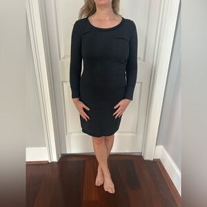 Ann Taylor Black Long Sleeve Dress